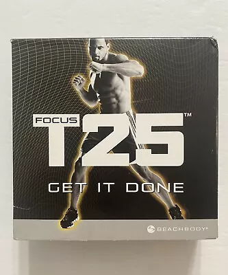 Beachbody Focus T25 Get It Done 9 DVD Set Alpha + Beta Fitness Workouts • $18.99