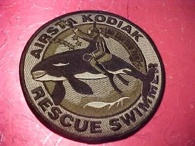 U.s. Coast Guard Air Station Kodiak Alaska Rescue Swimmer Patch Unused  4 1/2 In • $6.95