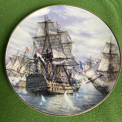 £10.99 • Buy Collectible, Battle Of Trafalgar Plate, Hamilton Collection, Mark Myers, Limited