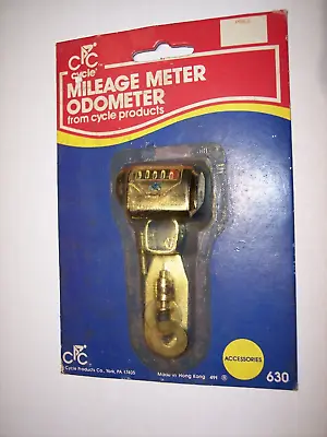 MILEAGE METER Meter  ODOMETER Bicycle Wheel Vintage NOS • $12.99