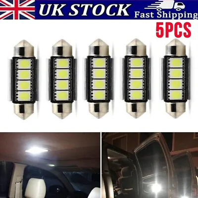 5PCS For Ford Transit MK7 MK8 Cabin Dome Interior LED White Light Festoon Bulb • £7.89
