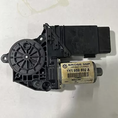 $120 • Buy 03-10 VW Beetle Convertible Right Passenger Window Regulator Motor 1Y1959802A