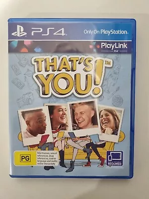 That's You (Playstation 4 PS4) PAL Game - PlayLink Required - Free Postage • $11.99
