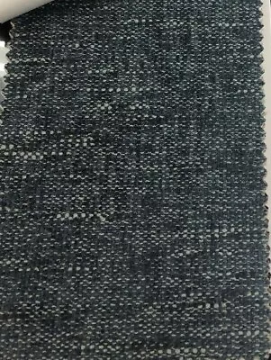 $18.95 • Buy Avenger Denim Blue Tweed Soft Chenille Upholstery Fabric By The Yard 
