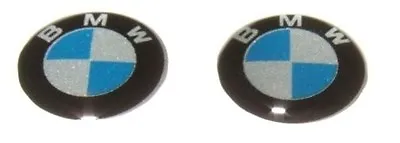 $6 • Buy 2x BMW KEY BADGE Emblem Replacement Sticker Remote 1 3 5 6 X3 X5 M3 Series 11mm