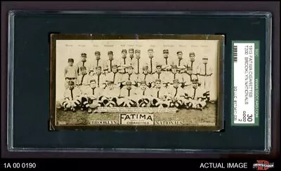 1913 T200 Fatima Teams Brooklyn Nationals Dodgers SGC 2 - GOOD • $820