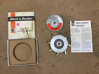  Vintage Black & Decker Dewalt TR-2860 Quick Set 6” Dado  • $15