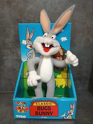Vintage 1994 Tyco Bugs Bunny Plush Toy Classic Looney Tunes Warner Brothers NIB  • $29.11