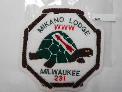 Mikano Lodge 231 Chenille Standard Pennant F1209 • $99