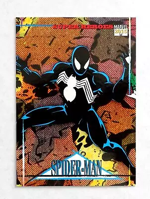 2015 Fleer Marvel Retro 1993 Skybox Marvel Universe Black Suit Spider-man #5 • $49.99