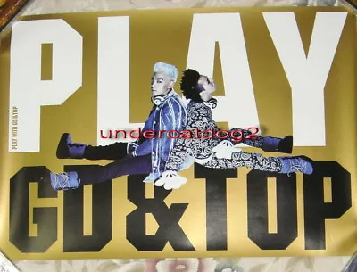 BIGBANG G-Dragon GD & TOP Play With Korean Promo Poster • $23.88