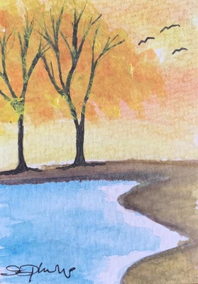 $4.99 • Buy ACEO Original Mixed Media Painting