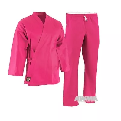 Karate Uniform Martial Arts Student Gi Child Youth Adult Lightweight With Belt • $35.95