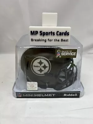 Riddell Salute To Service Pittsburgh Steelers Mini Helmet Free Shipping! • $40