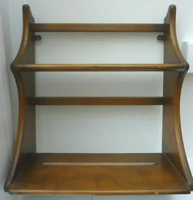£125 • Buy ERCOL Small Bookcase / Shelf Unit In Elm Wood - Collect Tunbridge Wells Kent
