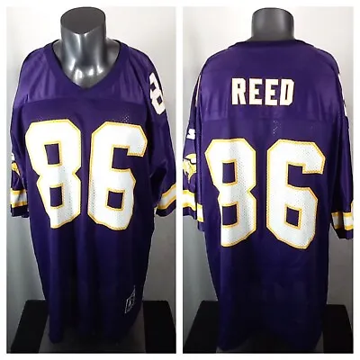 Vintage Minnesota Vikings Jake Reed #86 (2XL) NFL Football Starter Jersey Purple • $40