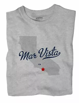 Mar Vista California CA Calif T-Shirt Los Angeles MAP • $19.50