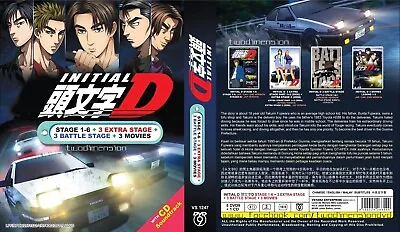 ANIME DVD~Initial D(Stage 1-6+3 Extra+3 Battle Stage+3 Movie)Eng Sub+FREE GIFT • $35.99
