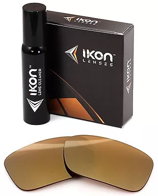 Polarized IKON Iridium Replacement Lenses For Oakley Crankcase 24K Gold Mirror  • $35.90