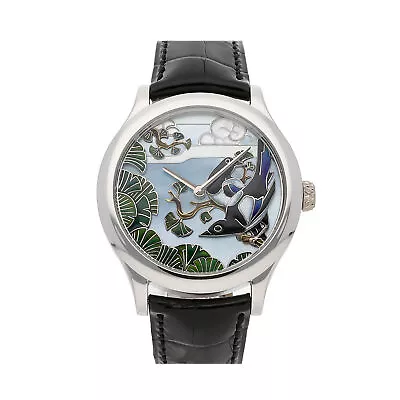 Van Cleef & Arpels Extraordinary Dials LE Auto Gold Mens Strap Watch VCARO30B00 • $54950