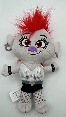 DreamWorks Trolls World Tour Movie Barb Punk Rock Mohawk Red Hair Doll Plush Toy • $5.75