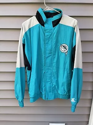 Vintage Starter Florida Marlins Windbreaker Full Zip Jacket Men's Size Large  • $35