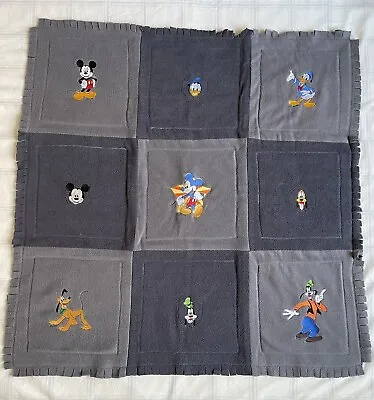 Handmade Disney Baby Blanket Mickey Mouse Donald Duck Goofy • $15