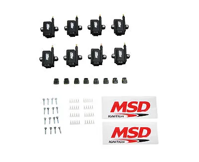 MSD Ignition Smart Coil Black Set Of 8 For MSD EFI Systems 82893-8 • $795.95