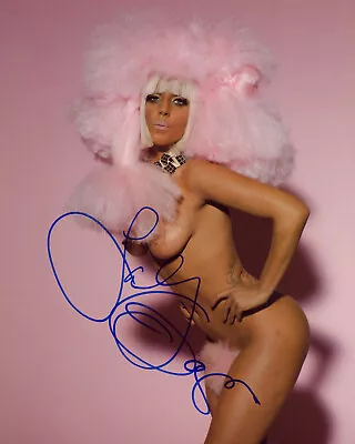 LADY GAGA Signed Photograph - Pop Musician / Singer / Vocalist - Preprint • £6.99