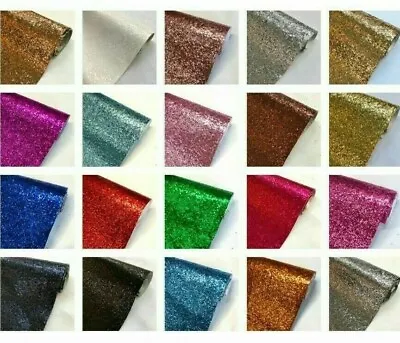 £15.99 • Buy Chunky Glitter Fabric Bows Craft Metre Sparkle Christmas Decor A4 A5 Sheets