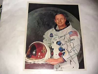 Apollo 11 Astronaut Neil Armstrong Hand-Signed WSS Portrait NASA Litho/Photo • $1125