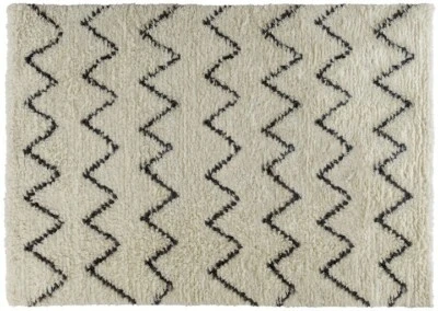£100 • Buy Habitat Flokati Flatweave Wool Rug - 120x180cm - Cream