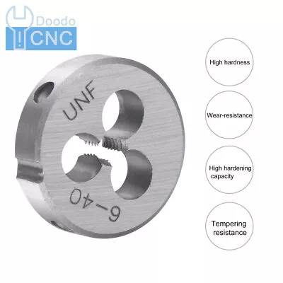 6-40 UNF Machine Pipe Thread Right Hand With American Metric CNC Round Die HSS  • $7.90