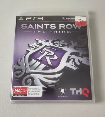 Saints Row The Third III - Sony Playstation 3 (PS3) Game *W/ Manual - PAL* • $6.99