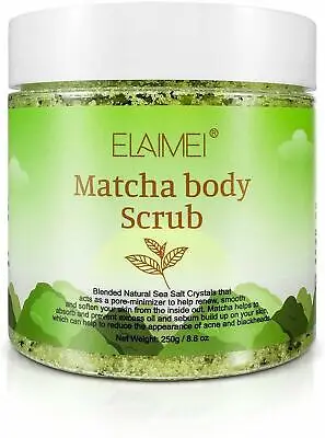 £7.80 • Buy Matcha Body Scrub Natural Green Tea Face Body Foot Exfoliator Dead Sea Salt