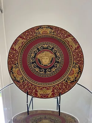Rosenthal Versace  Medusa Red Bread & Butter Plate 18cm In New Condition • $200
