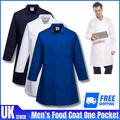 Portwest Food Catering Professional Coat Factory Industry Hygien Lab Work Jacket • £19.72