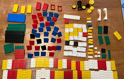 Vintage American Plastic Bricks Lot Nearly 1 Pound Over 100 Pieces • $7.50