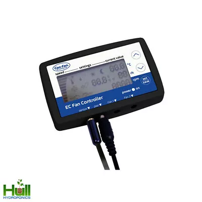 CAN FAN EC Controller LCD For Can Fan Q-Max Hydroponics Digital Fan Controller • £133.95