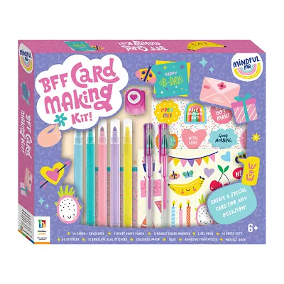 Elevate Mindful Me BFF Card Making Kit Craft Activity Kit Art Project 6y+ • $29.95