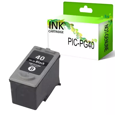 1 BK Ink PG40 For IP1200 IP1300 IP1600 IP1700 IP1800 JX200 JX510P • £15.99