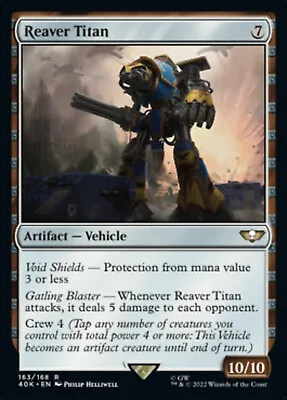 MTG - Reaver Titan (40K) • $9.98