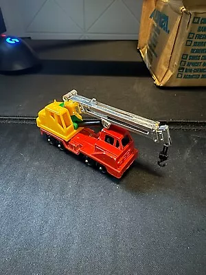 Vintage Tootsie Toys Hydraulic Crane With Working Boom (1969) • $19.99