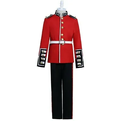 £53.56 • Buy Boys Kids British Royal Guard Uniform Costume Jacket Hussar Drum Fancy Dress SPW