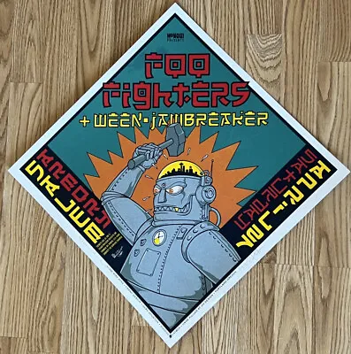 $750 • Buy Foo Fighters Ween Original Concert Poster 1996 Signed And Numbered /200