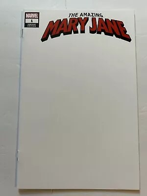 AMAZING MARY JANE 1 (2019) Blank Sketch Mysterio Mary Jane Nm • $10