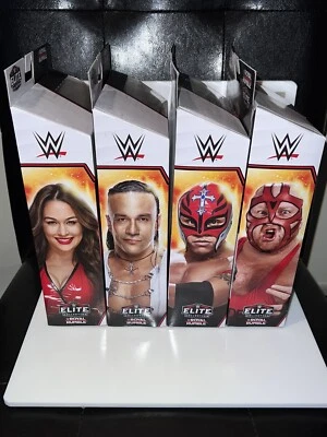 $118.99 • Buy WWE Elite Royal Rumble Bella Priest Mysterio Vader Dok Hendrix BAF Complete Set
