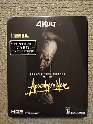 Apocalypse Now 4k UHD Blu Ray Eagle 4Kult + Slipcover OOP New Sealed • £14