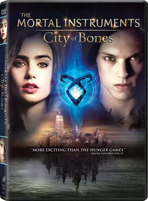 Mortal Instruments City Of Bones (DVD 2013) Lena Headey Lily Collins • $4.95