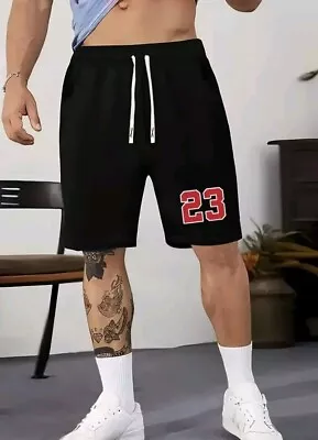 Michael Jordan '23' Basketball Shorts (Black & Red) S-XXL • $37.99